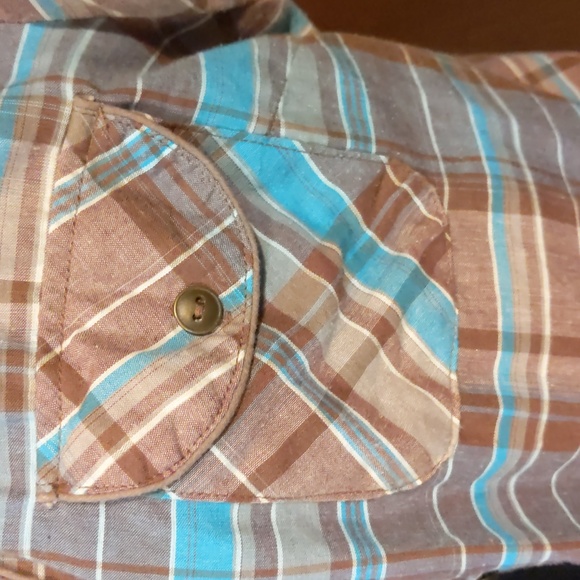 Drawstring Plaid Top - Picture 3 of 6